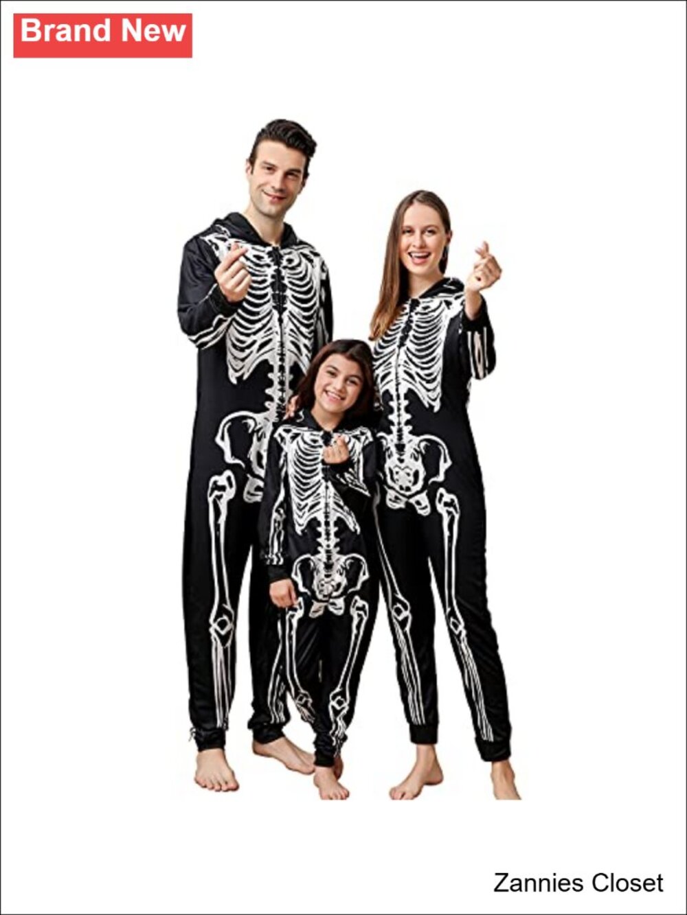 👻 Family Matching Halloween Onesie Pajamas Hooded One-Piece Loungewear